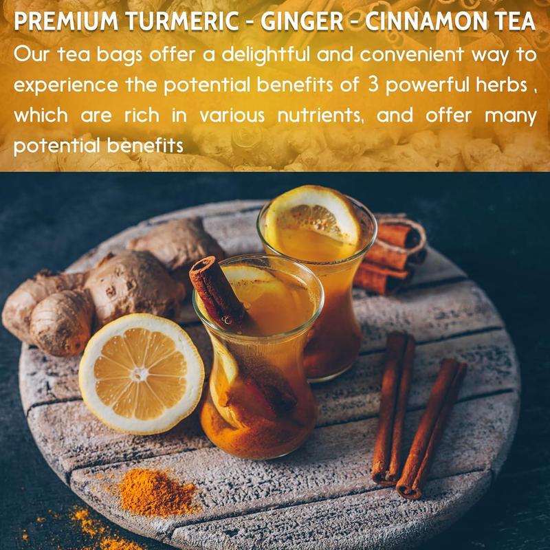 Turmeric Ginger Cinnamon Tea 120 Bags